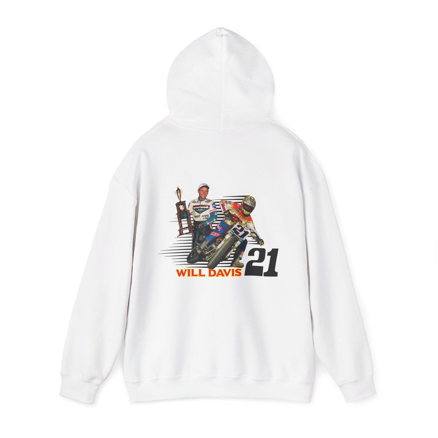 Will Davis Flat Track Legend Pullover Hoodie (Various Colors)