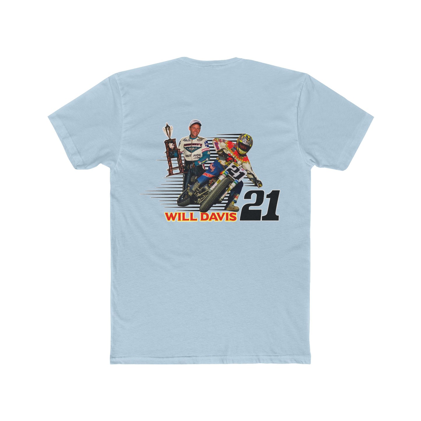 Will Davis Flat Track Legend Short Sleeve T-Shirt (Various Colors)