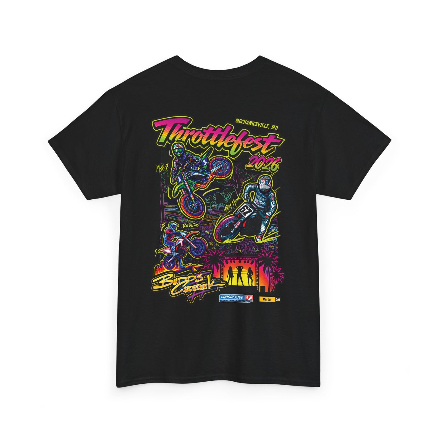 2026 Throttlefest Budds Creek T-Shirt (Various Colors) Ver 1