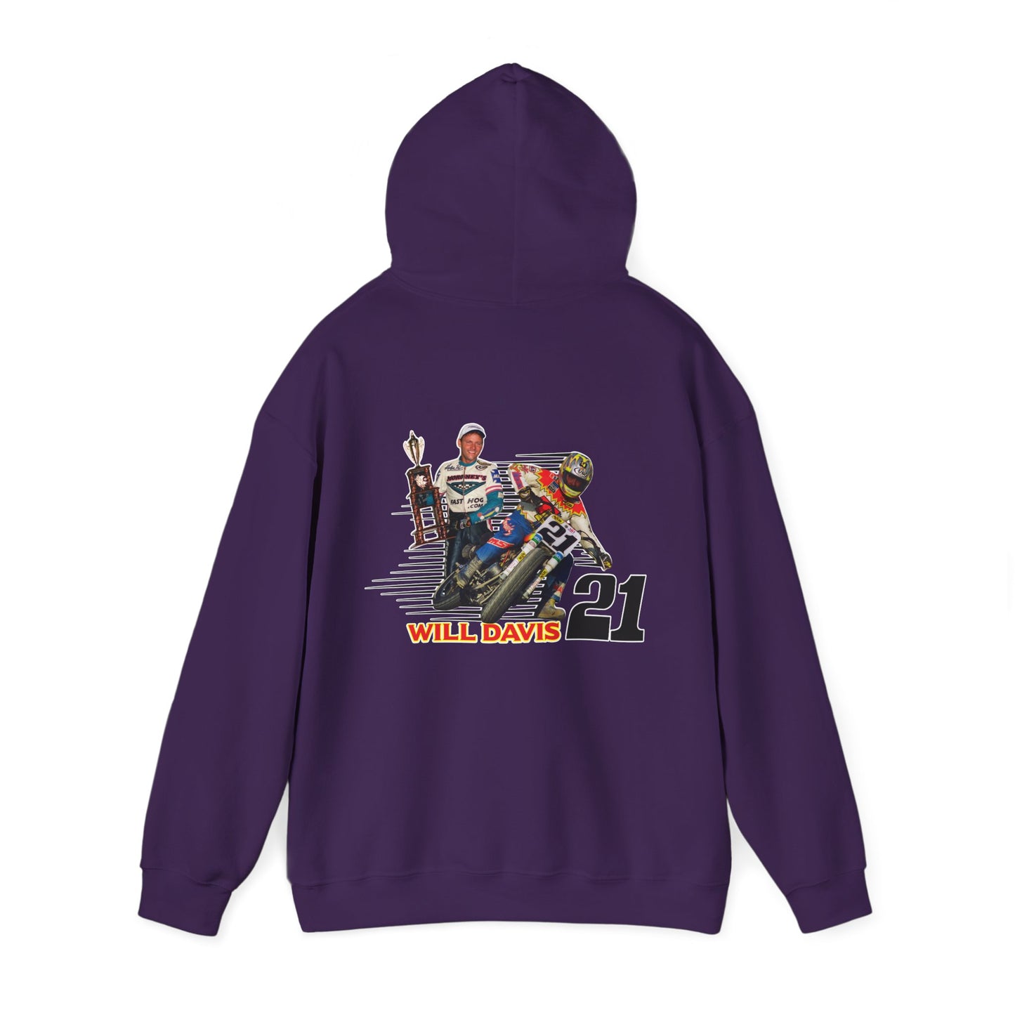 Will Davis Flat Track Legend Pullover Hoodie (Various Colors)