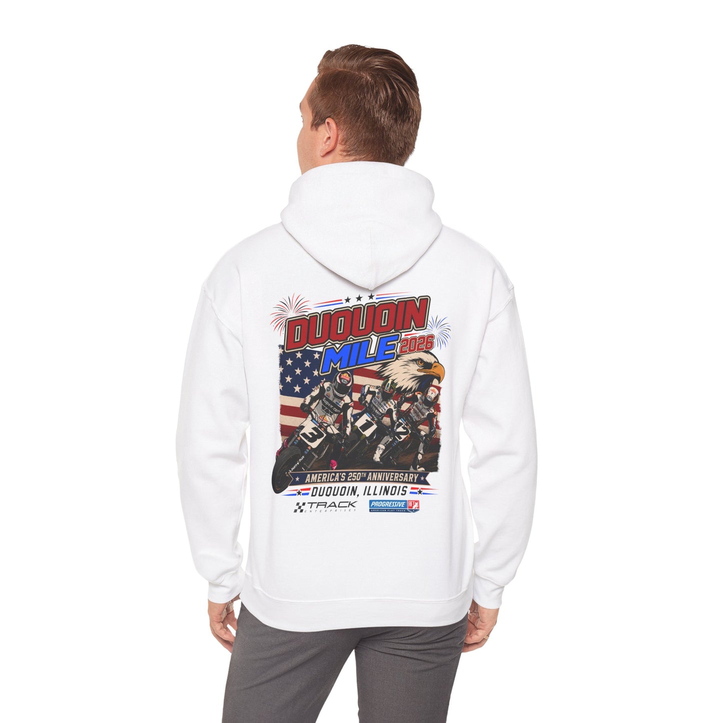 2026 DuQuoin Mile Pullover Hoodie (Various Colors)
