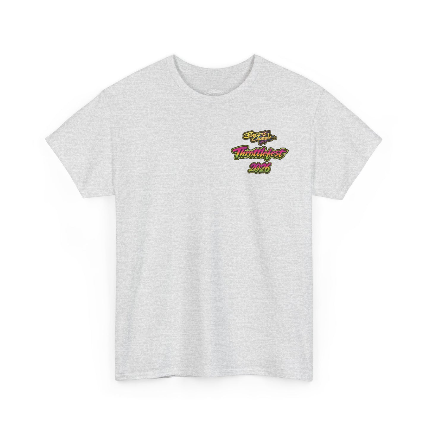 2026 Throttlefest Budds Creek T-Shirt (Various Colors) Ver 2