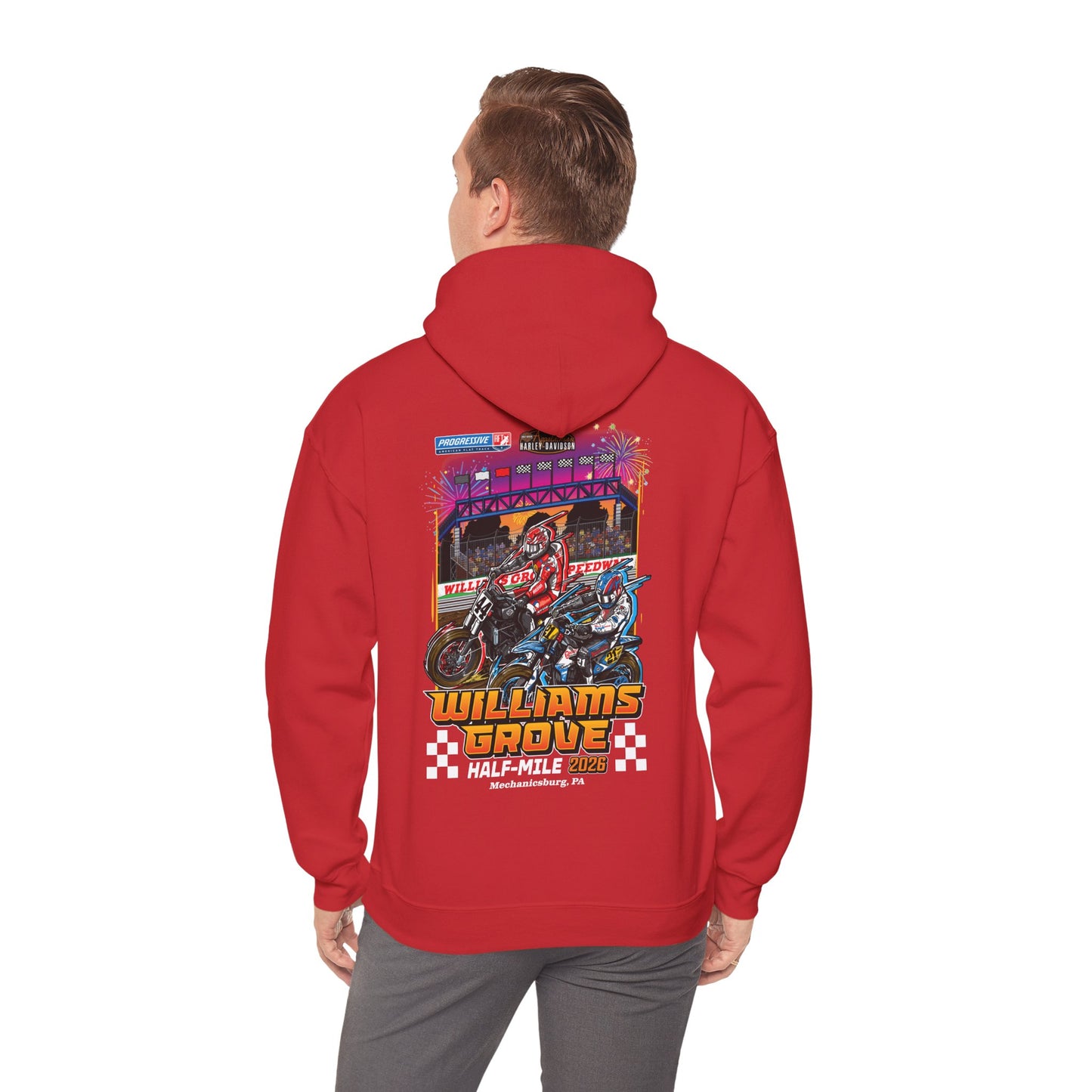 2026 Williams Grove Half-Mile Pullover Hoodie (Various Colors)