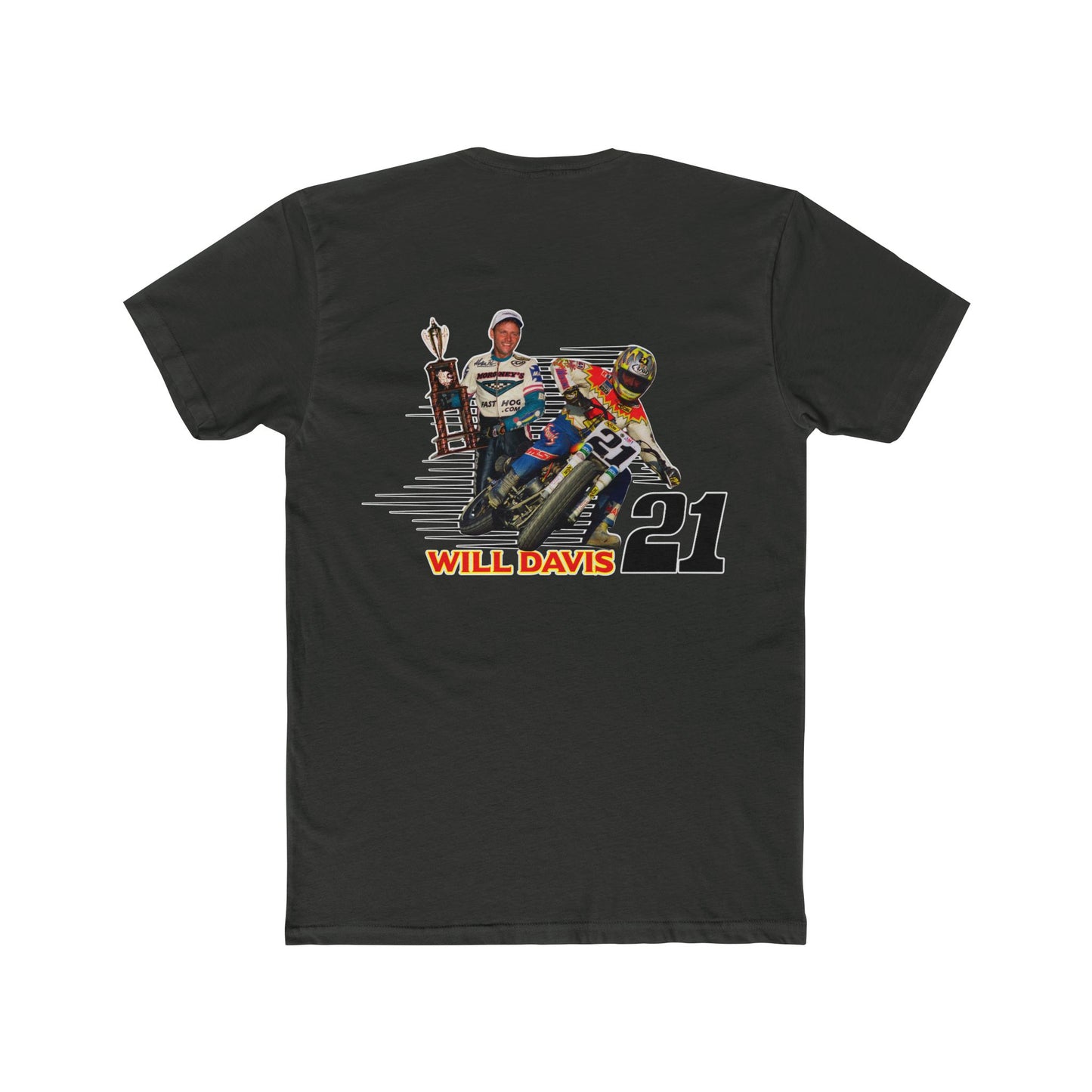 Will Davis Flat Track Legend Short Sleeve T-Shirt (Various Colors)