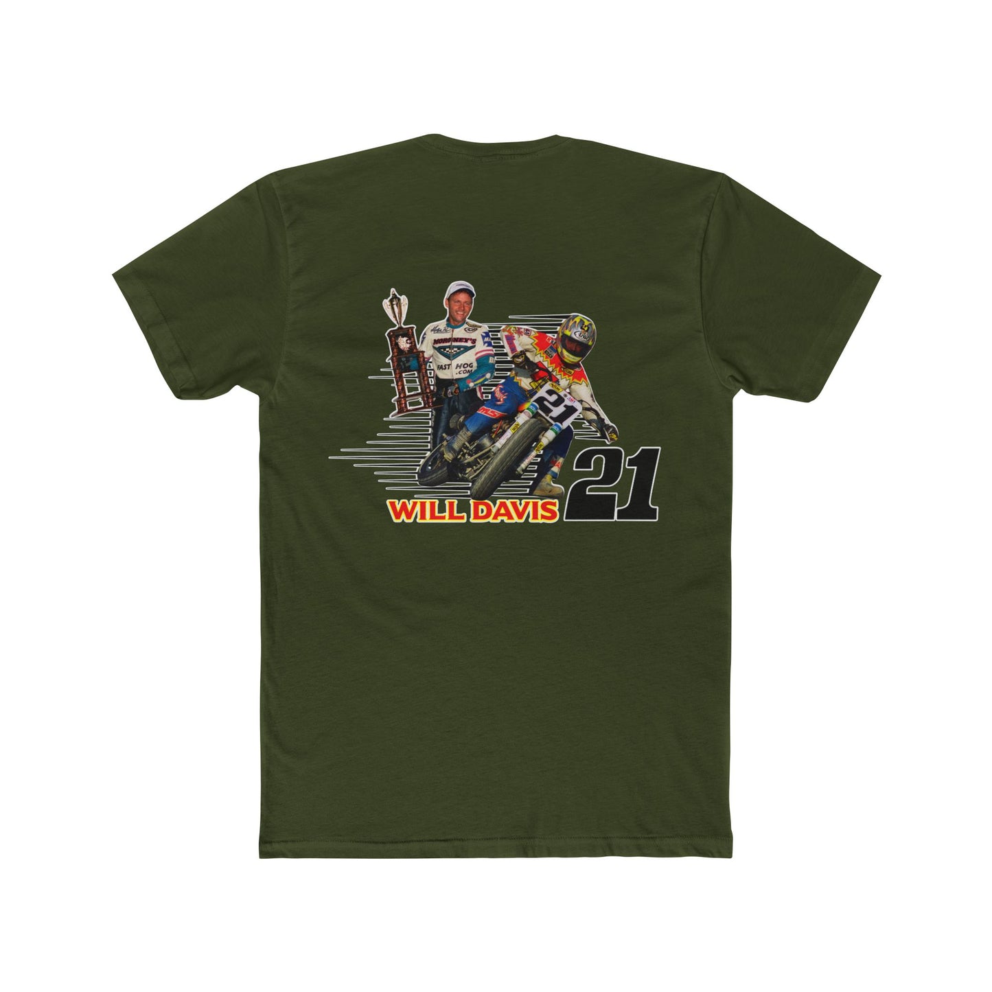 Will Davis Flat Track Legend Short Sleeve T-Shirt (Various Colors)