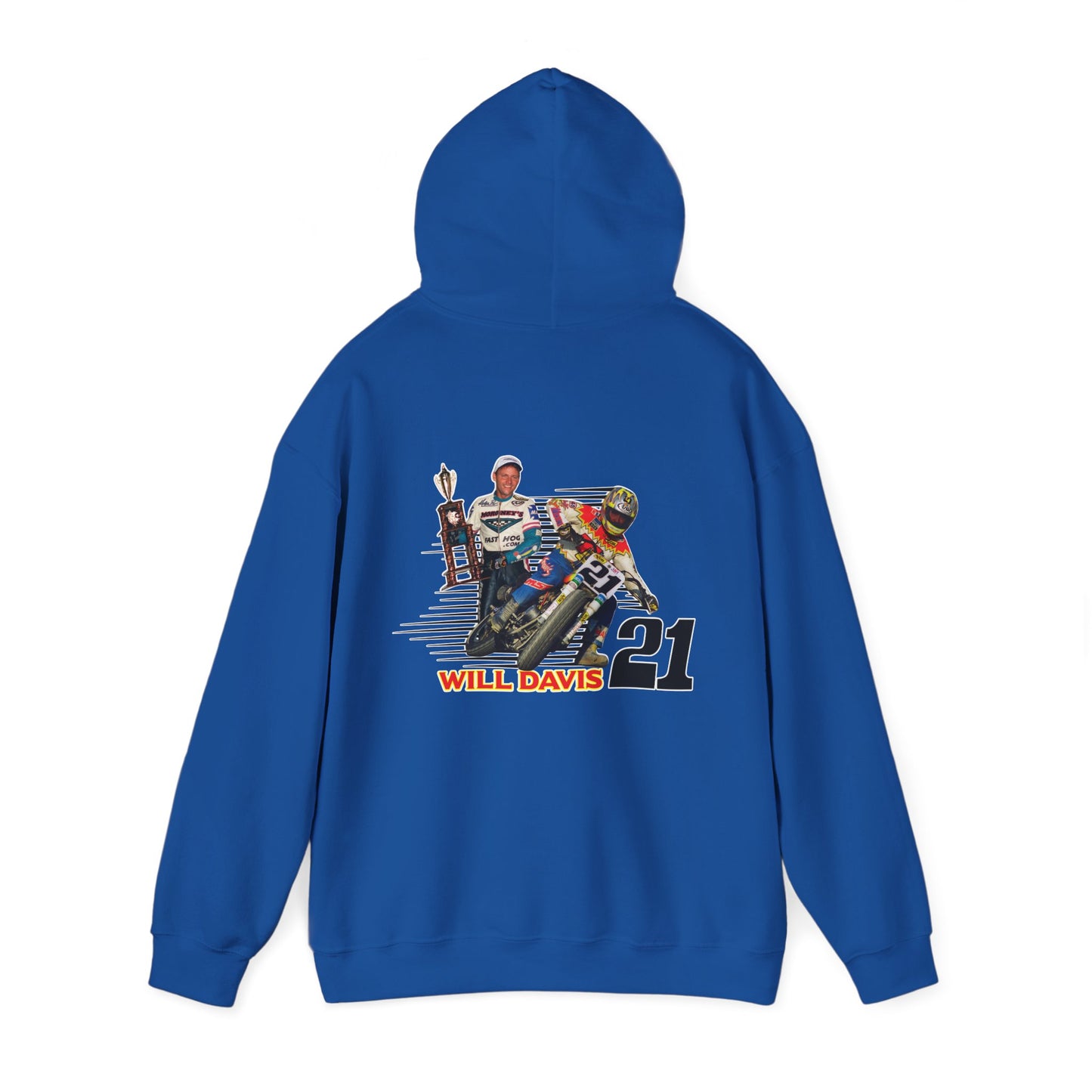 Will Davis Flat Track Legend Pullover Hoodie (Various Colors)