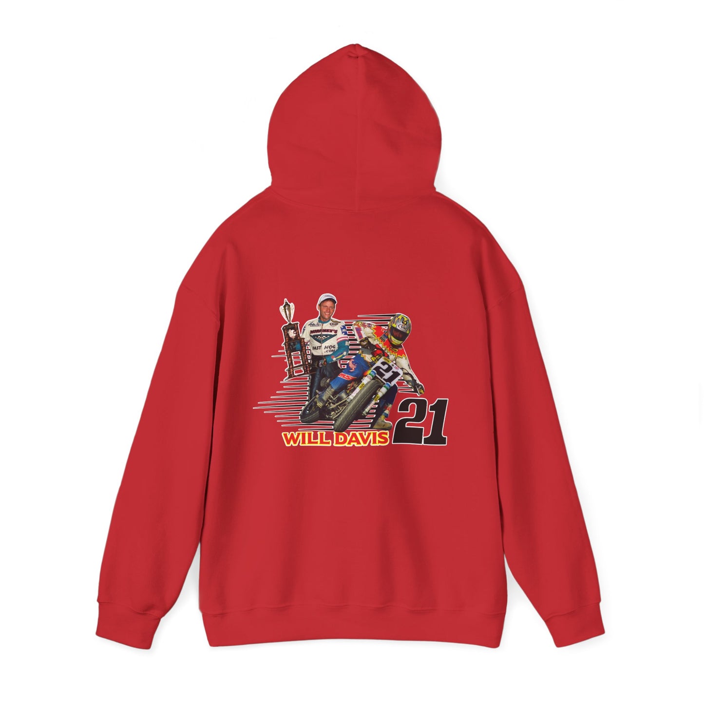 Will Davis Flat Track Legend Pullover Hoodie (Various Colors)