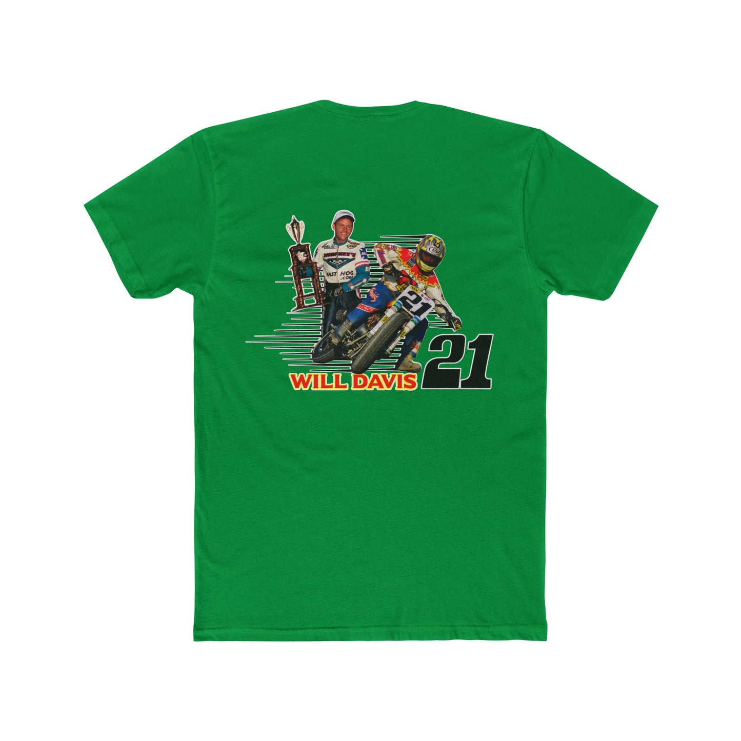 Will Davis Flat Track Legend Short Sleeve T-Shirt (Various Colors)