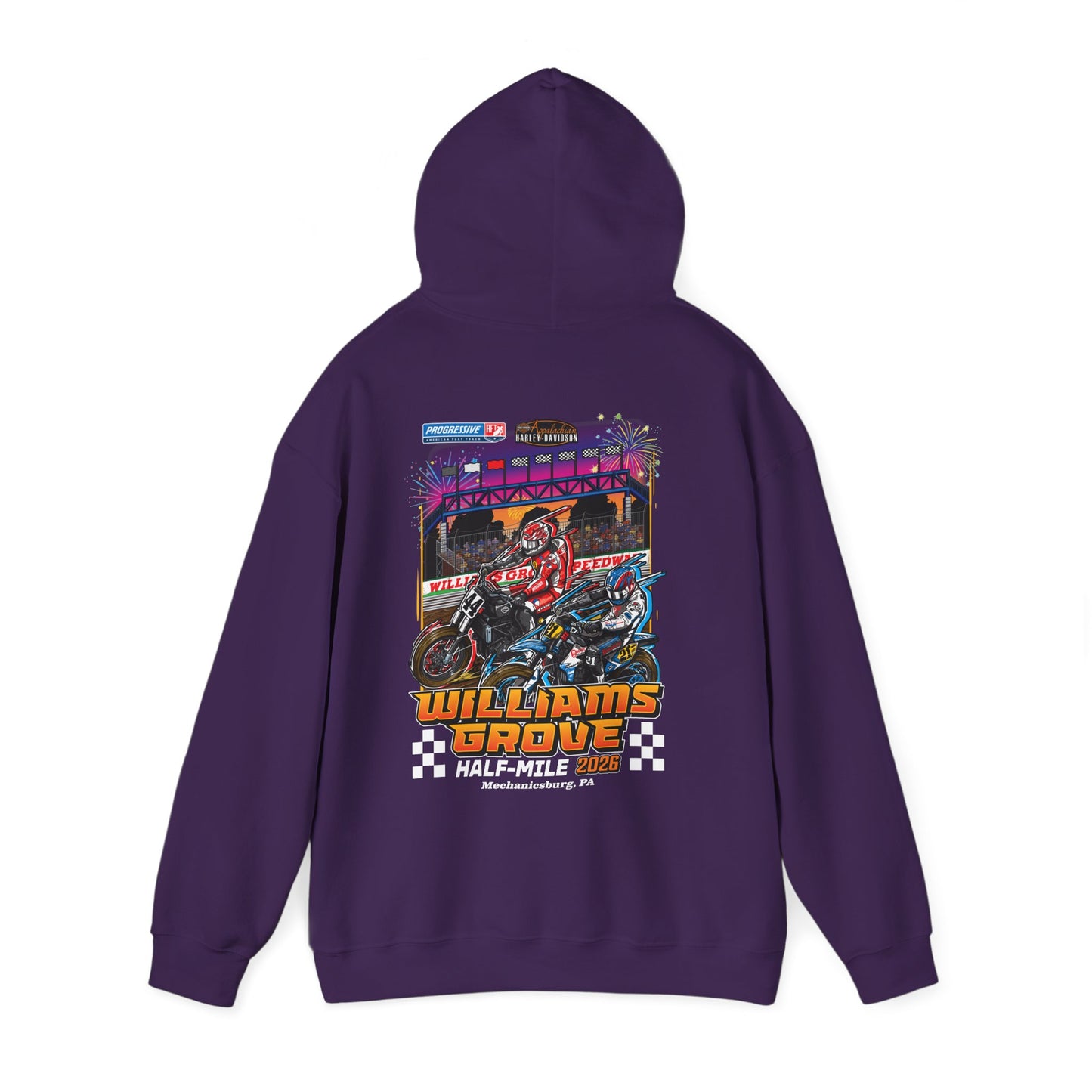 2026 Williams Grove Half-Mile Pullover Hoodie (Various Colors)