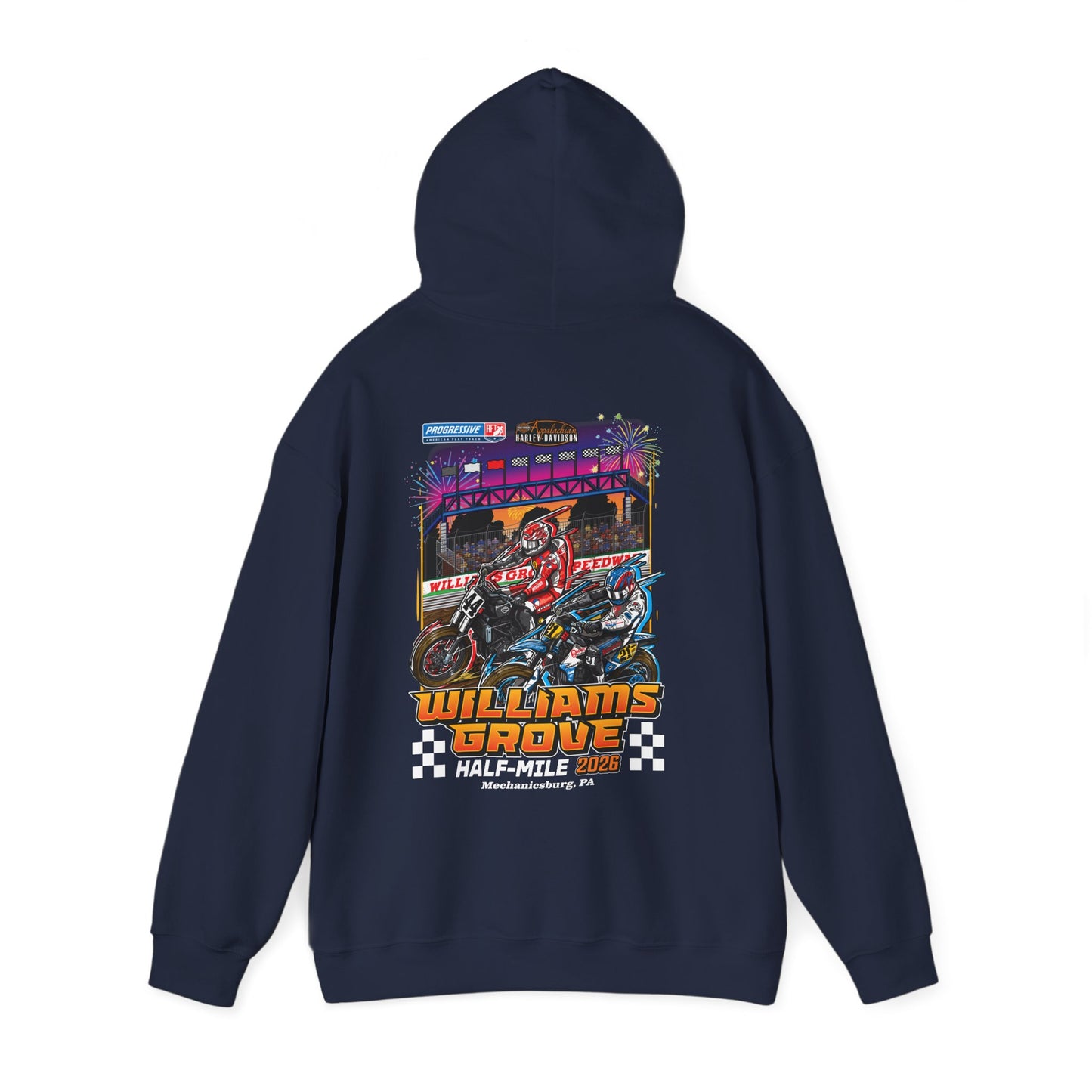 2026 Williams Grove Half-Mile Pullover Hoodie (Various Colors)