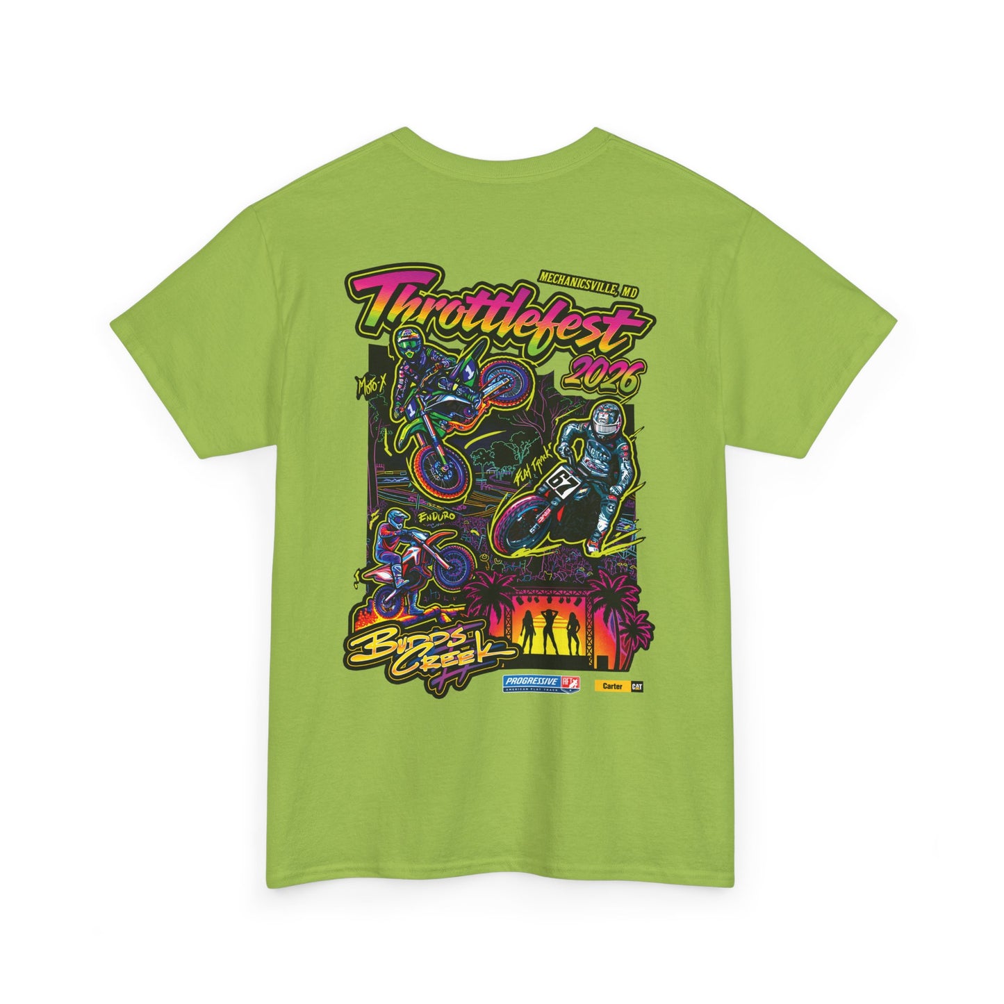 2026 Throttlefest Budds Creek T-Shirt (Various Colors) Ver 1