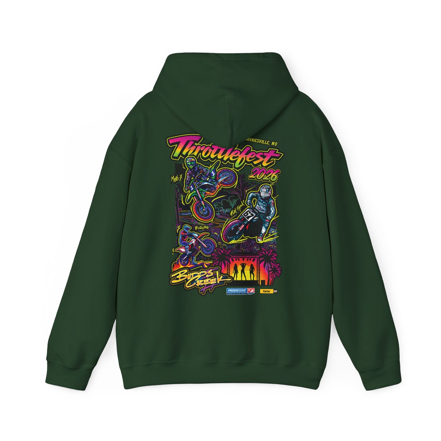 2026 ThrottleFest Budds Creek Pullover Hoodie (Various Colors) Ver 1