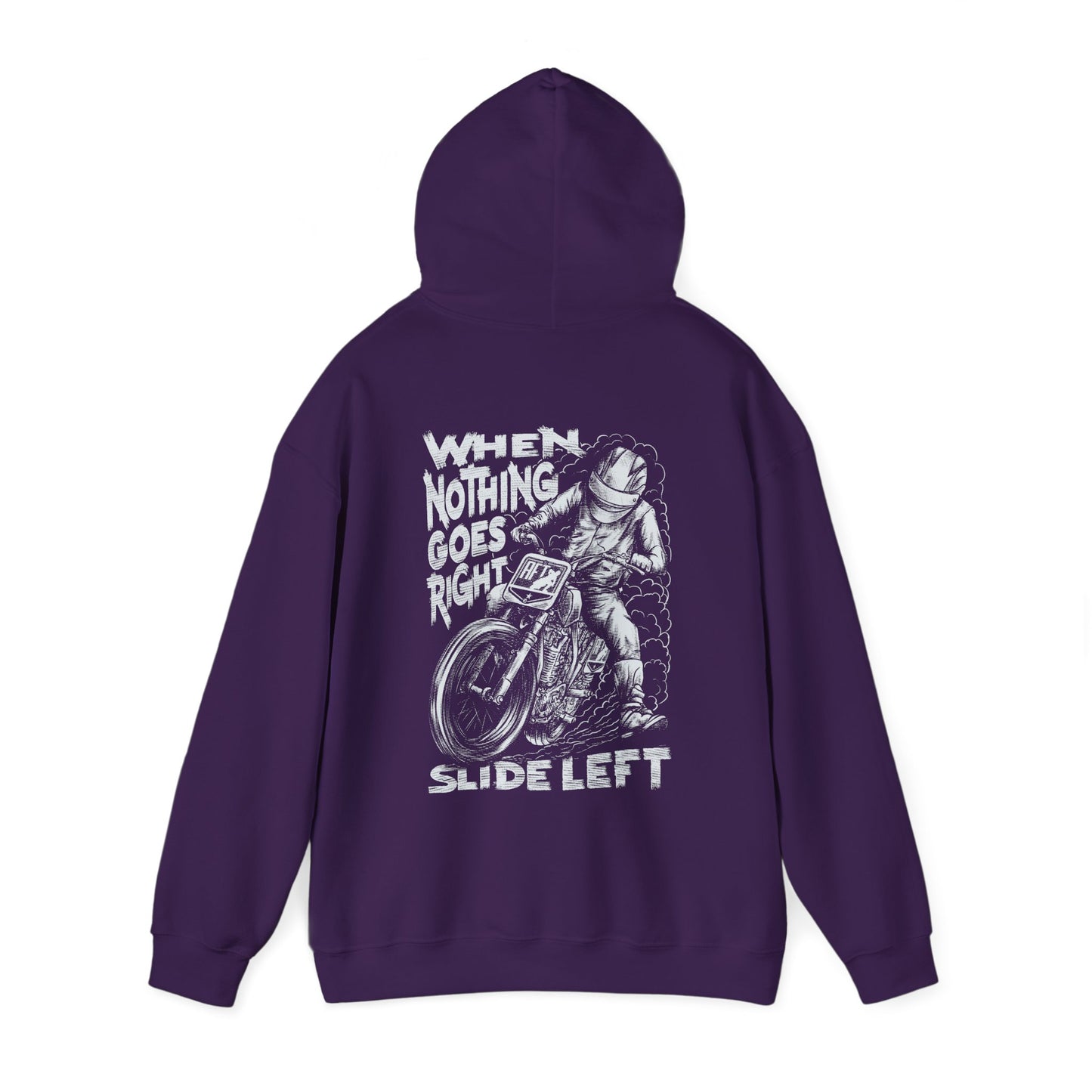 When Nothing Goes Right, Slide Left Pullover Hoodie (Various Colors)