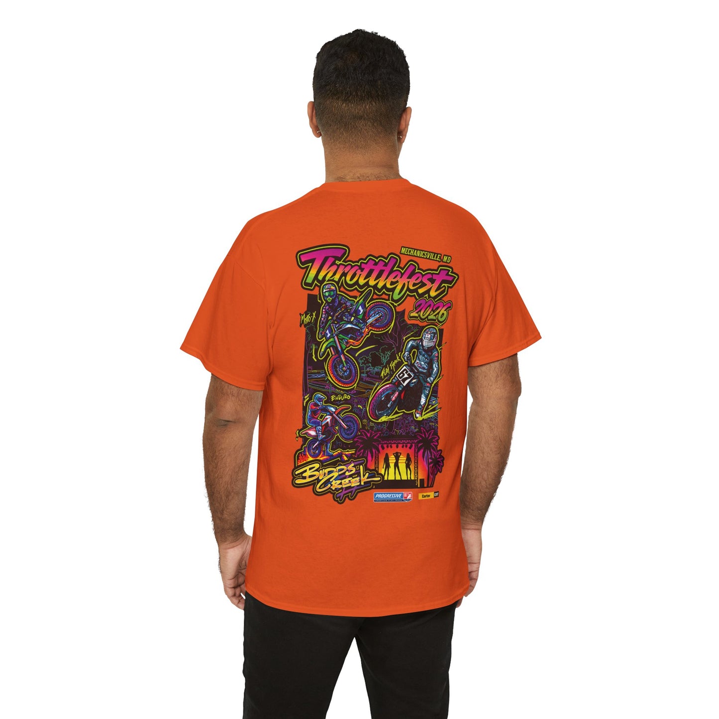 2026 Throttlefest Budds Creek T-Shirt (Various Colors) Ver 1