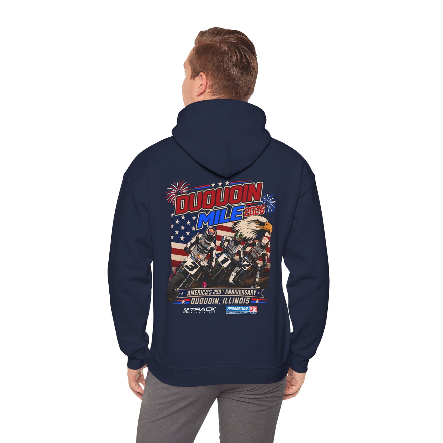 2026 DuQuoin Mile Pullover Hoodie (Various Colors)