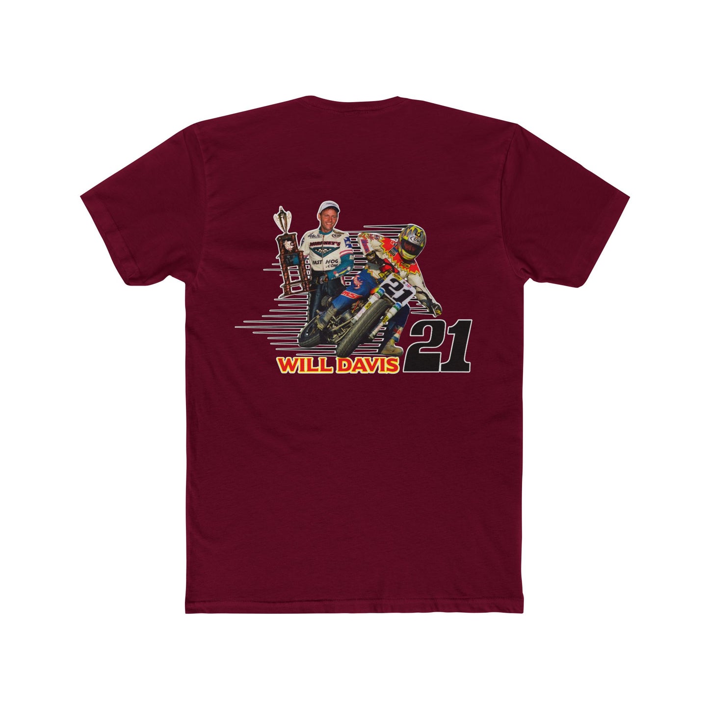 Will Davis Flat Track Legend Short Sleeve T-Shirt (Various Colors)