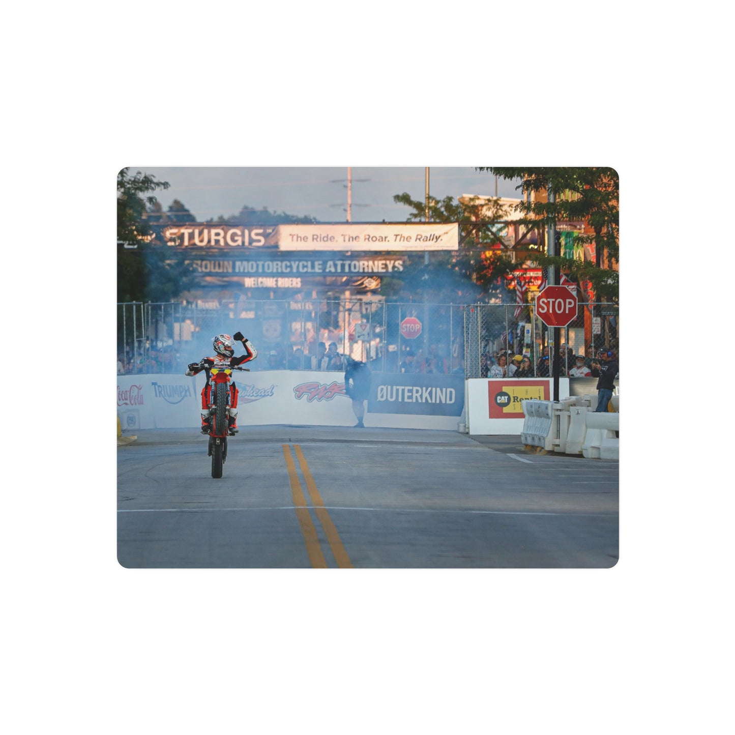 Street Dreams Metal Print - American Flat Track Motorcycle Art