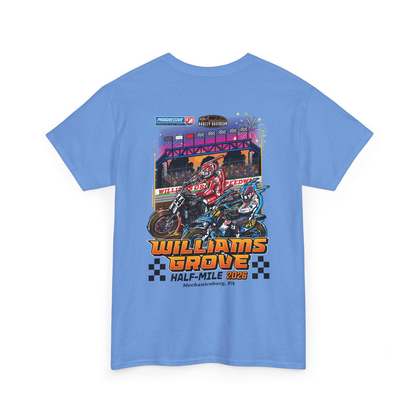 2026 Williams Grove Half-Mile T-Shirt (Various Colors)