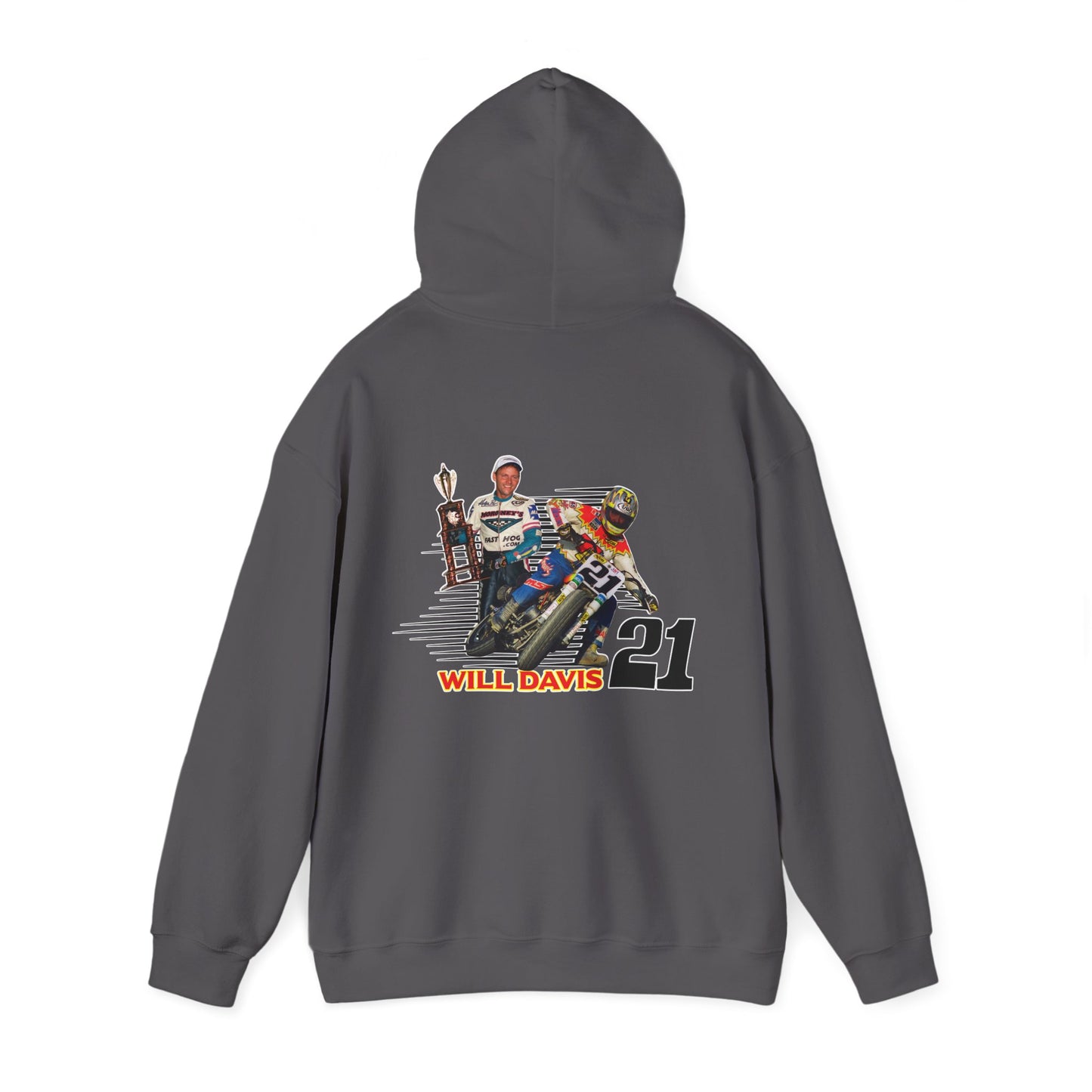 Will Davis Flat Track Legend Pullover Hoodie (Various Colors)