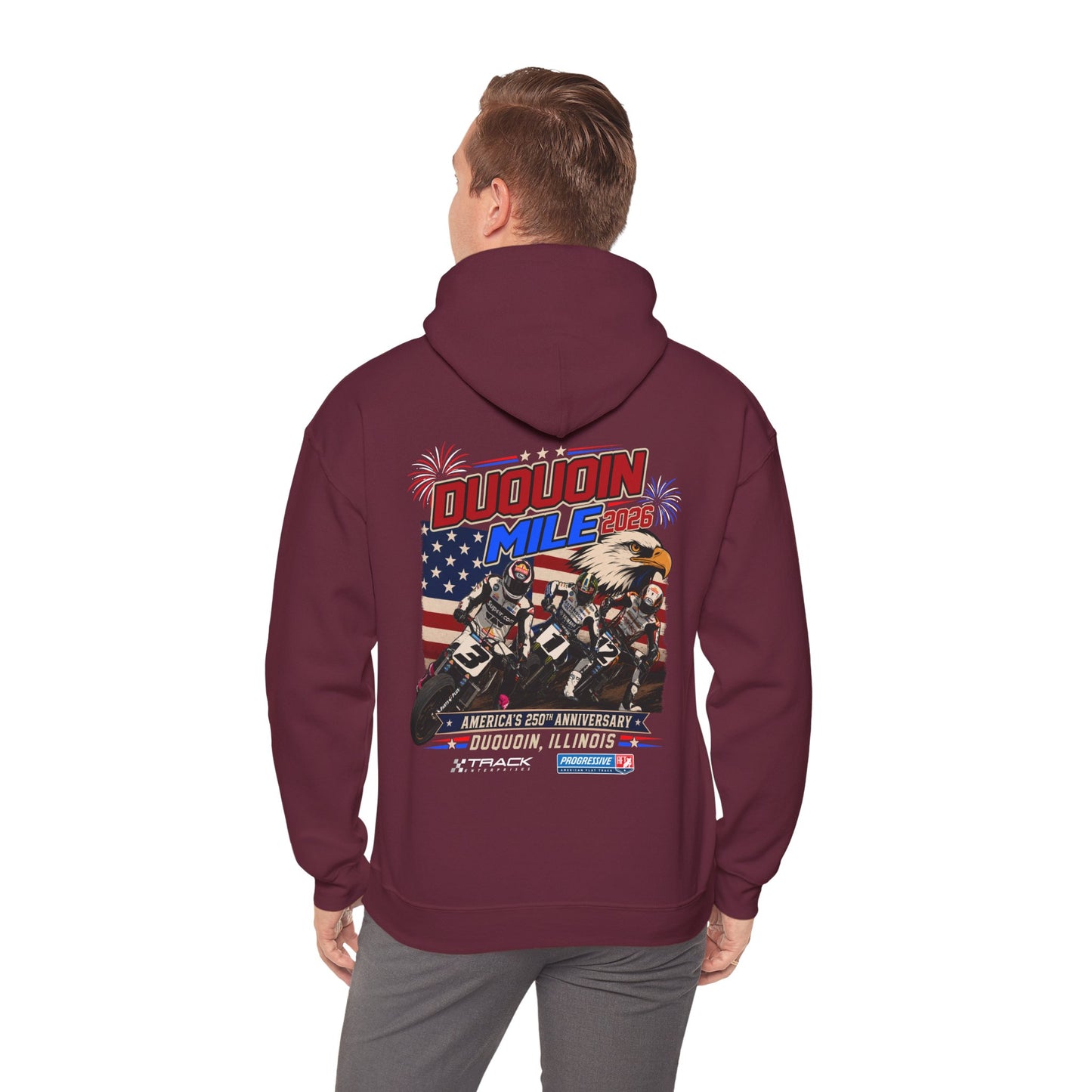 2026 DuQuoin Mile Pullover Hoodie (Various Colors)