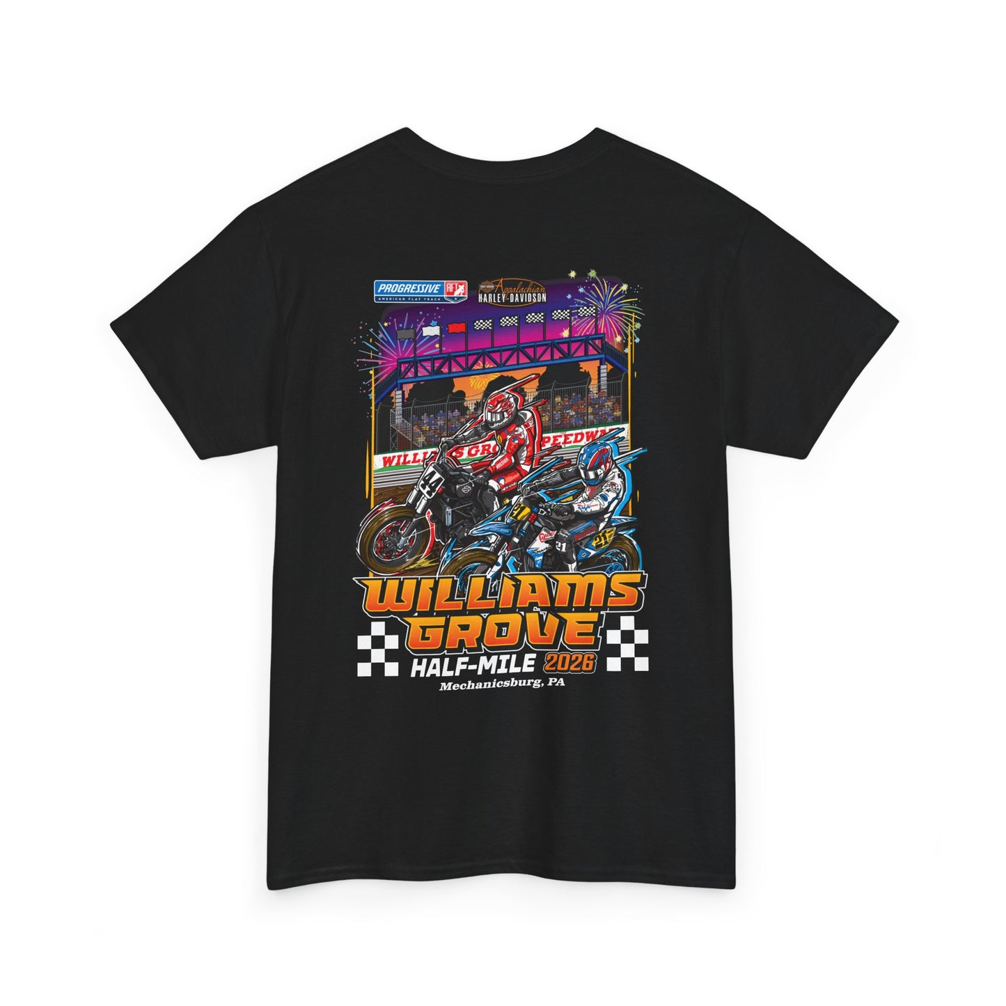 2026 Williams Grove Half-Mile T-Shirt (Various Colors)