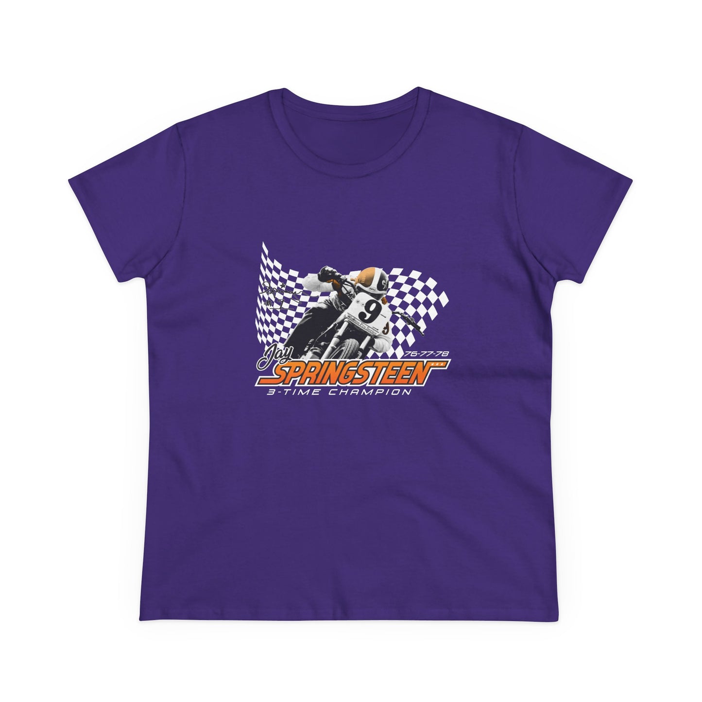 Women’s Jay Springsteen 3-Time Champion Short Sleeve T-Shirt (Various Colors)