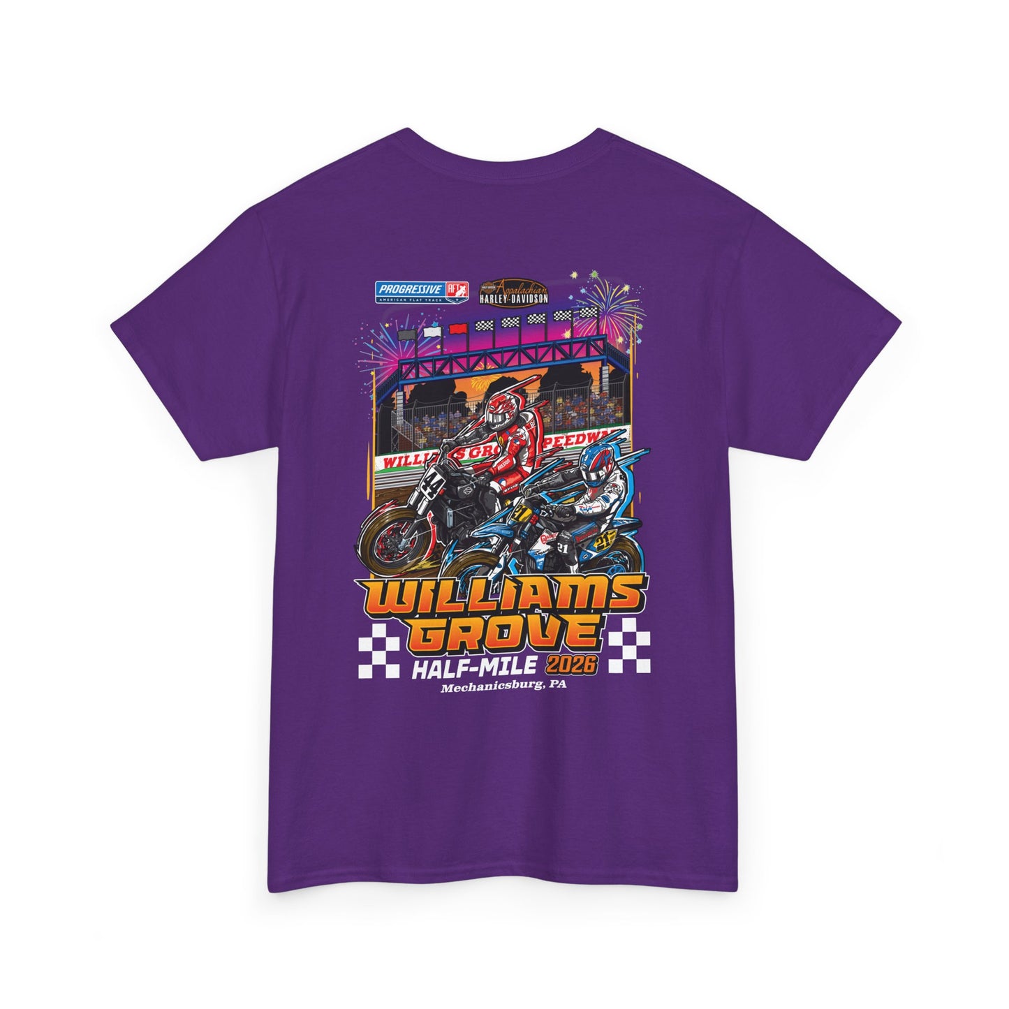 2026 Williams Grove Half-Mile T-Shirt (Various Colors)