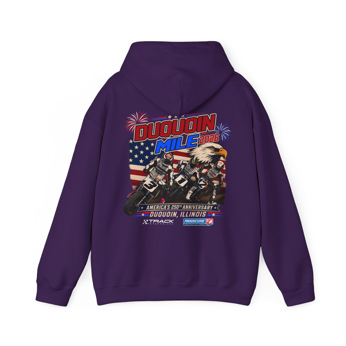2026 DuQuoin Mile Pullover Hoodie (Various Colors)