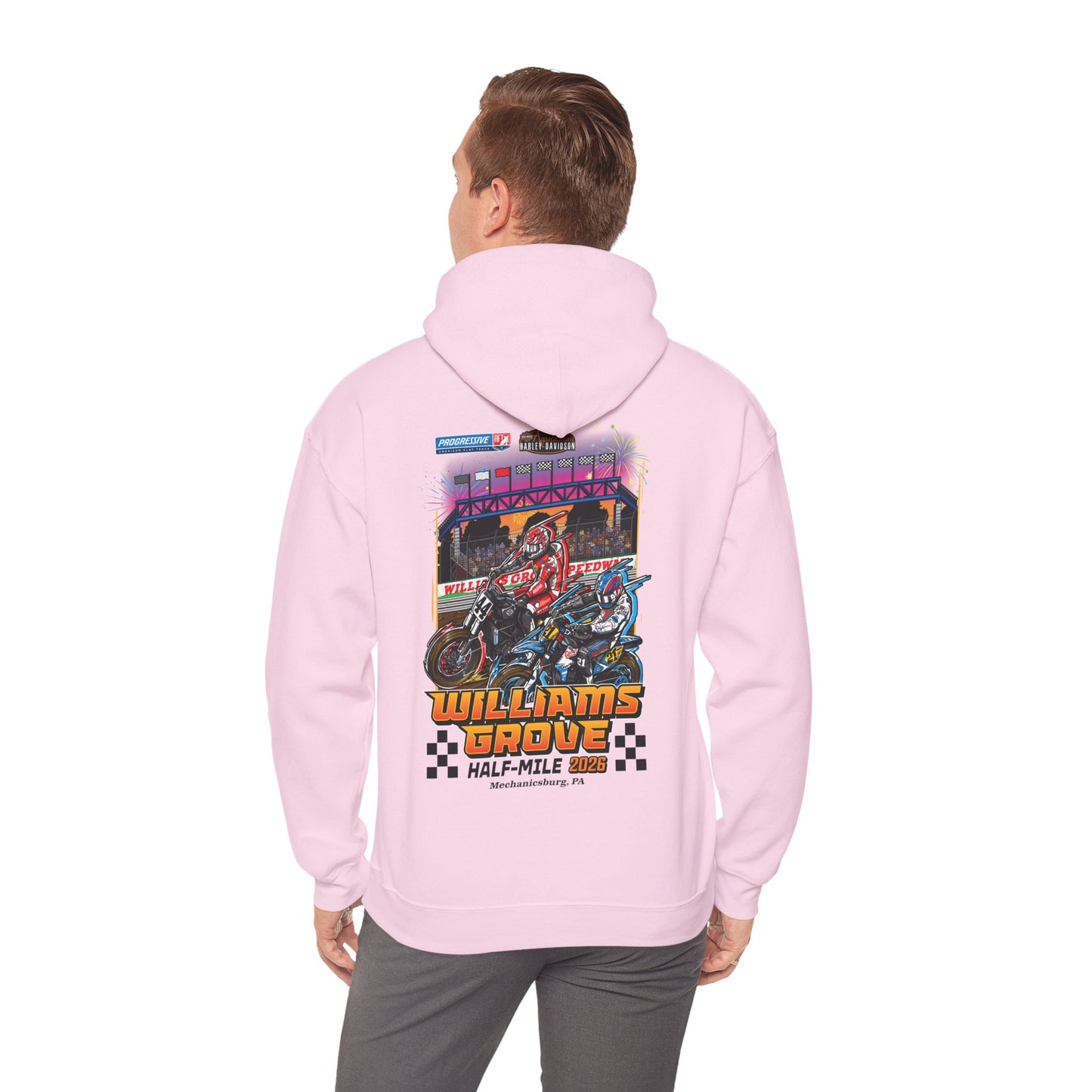 2026 Williams Grove Half-Mile Pullover Hoodie (Various Colors)