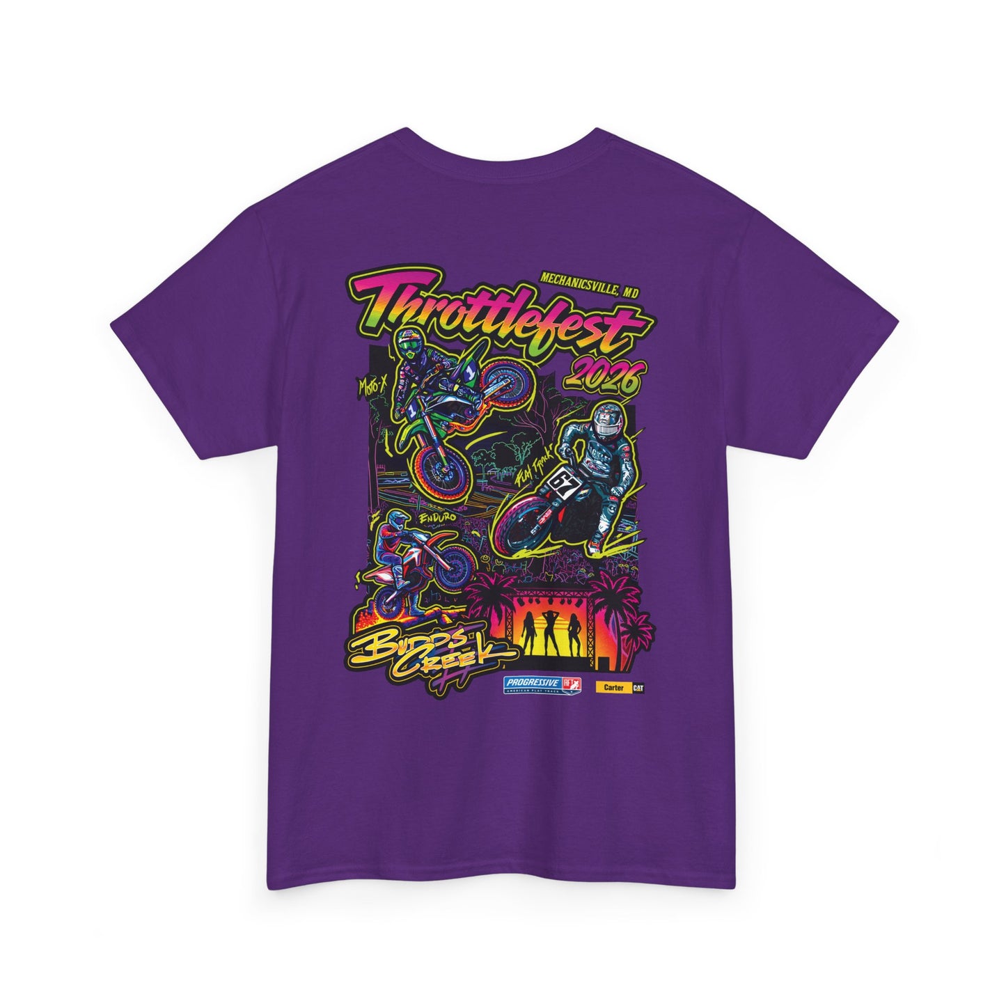 2026 Throttlefest Budds Creek T-Shirt (Various Colors) Ver 1