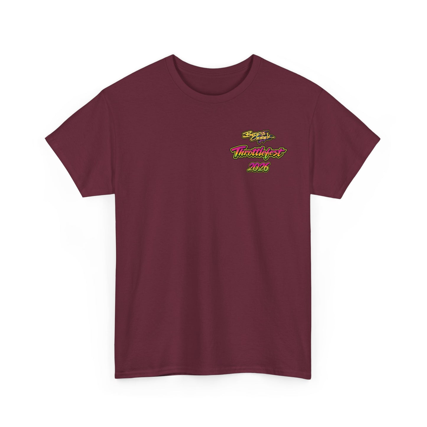 2026 Throttlefest Budds Creek T-Shirt (Various Colors) Ver 1