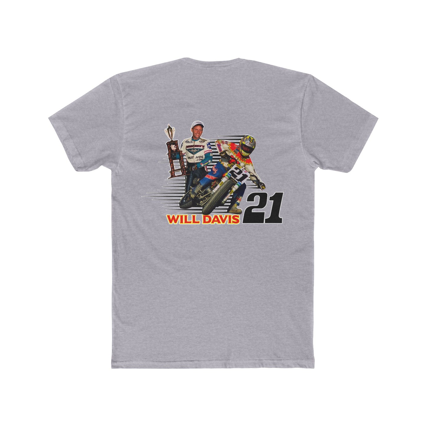 Will Davis Flat Track Legend Short Sleeve T-Shirt (Various Colors)