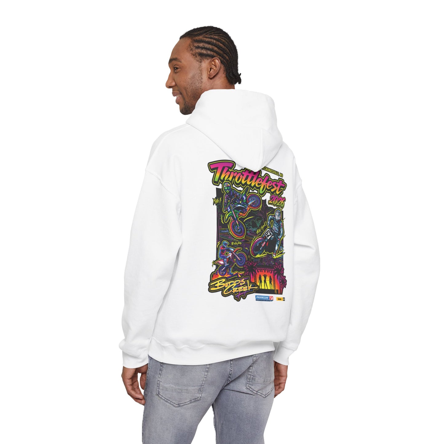 2026 ThrottleFest Budds Creek Pullover Hoodie (Various Colors) Ver 1