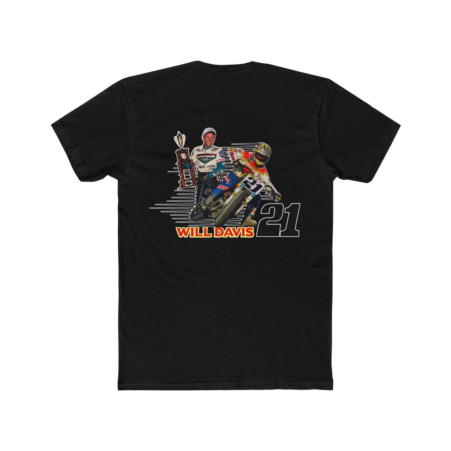 Will Davis Flat Track Legend Short Sleeve T-Shirt (Various Colors)