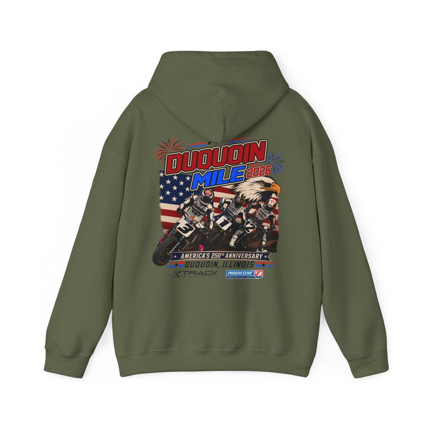 2026 DuQuoin Mile Pullover Hoodie (Various Colors)
