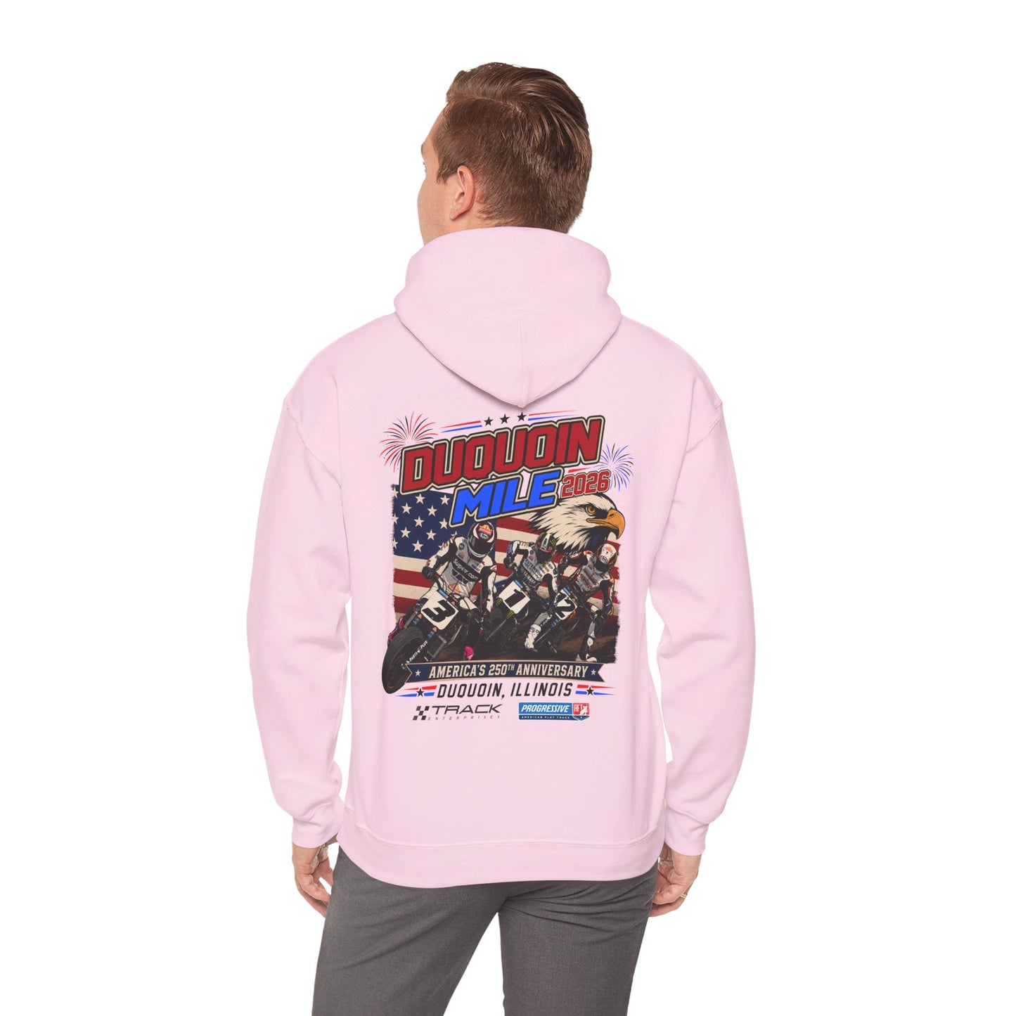 2026 DuQuoin Mile Pullover Hoodie (Various Colors)