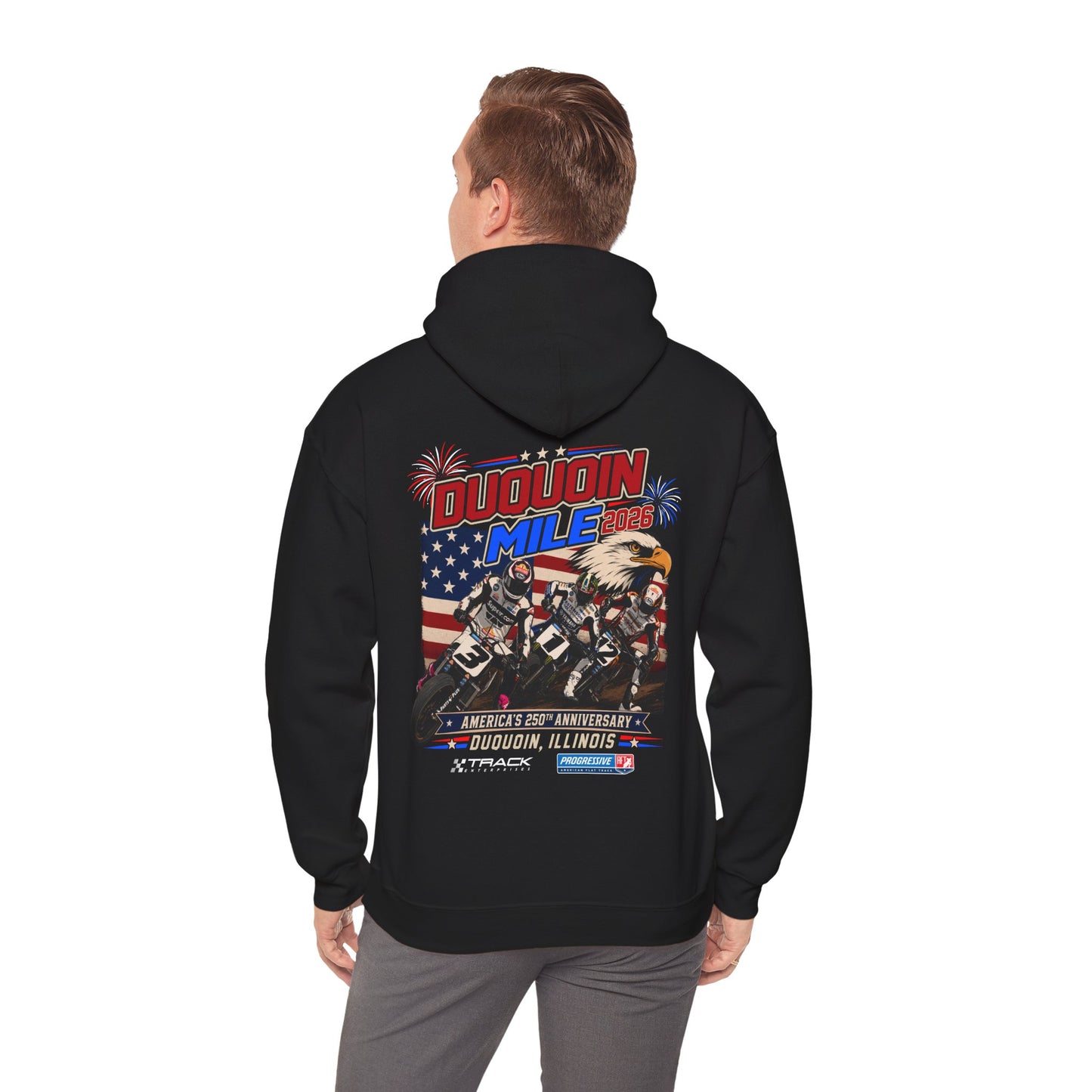 2026 DuQuoin Mile Pullover Hoodie (Various Colors)