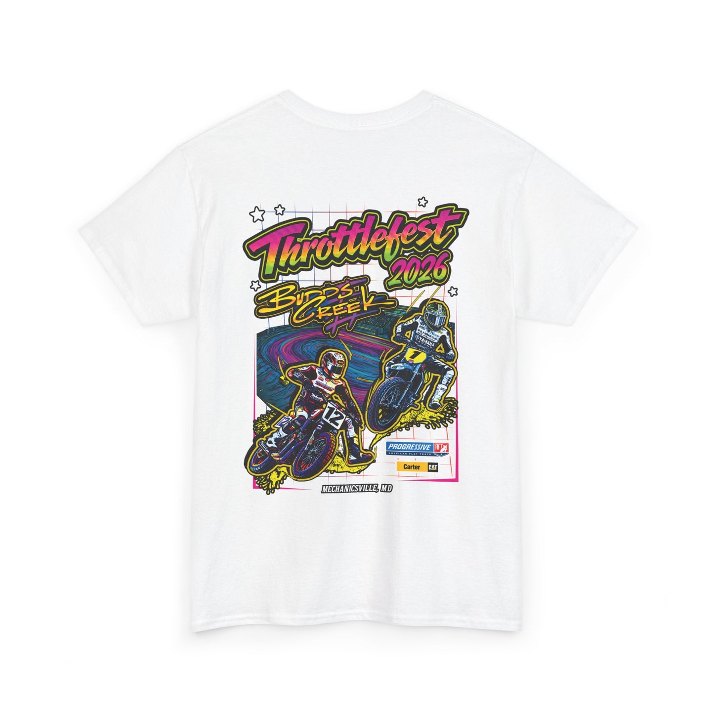 2026 Throttlefest Budds Creek T-Shirt (Various Colors) Ver 2