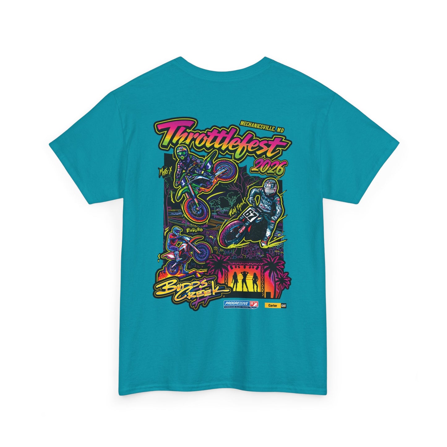 2026 Throttlefest Budds Creek T-Shirt (Various Colors) Ver 1
