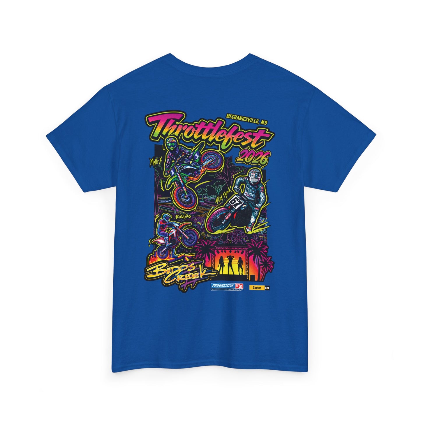 2026 Throttlefest Budds Creek T-Shirt (Various Colors) Ver 1