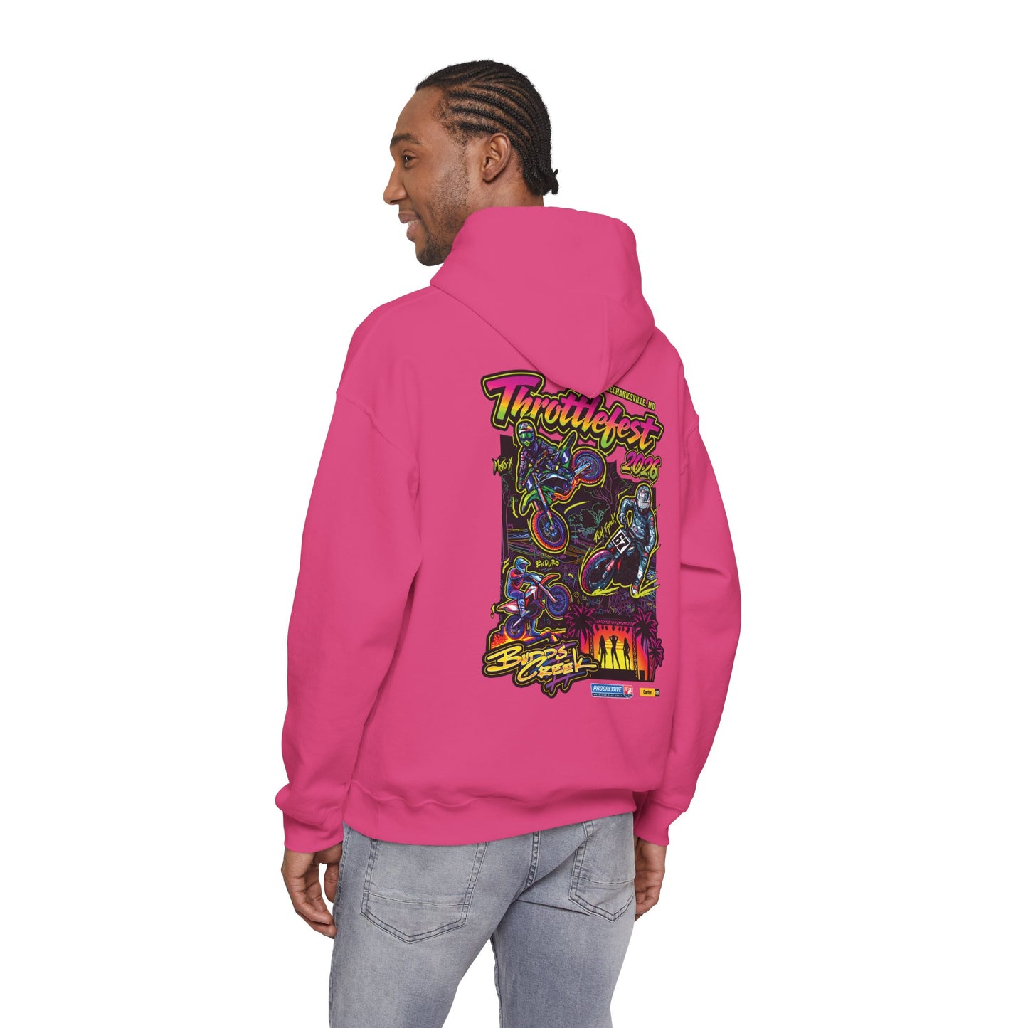 2026 ThrottleFest Budds Creek Pullover Hoodie (Various Colors) Ver 1