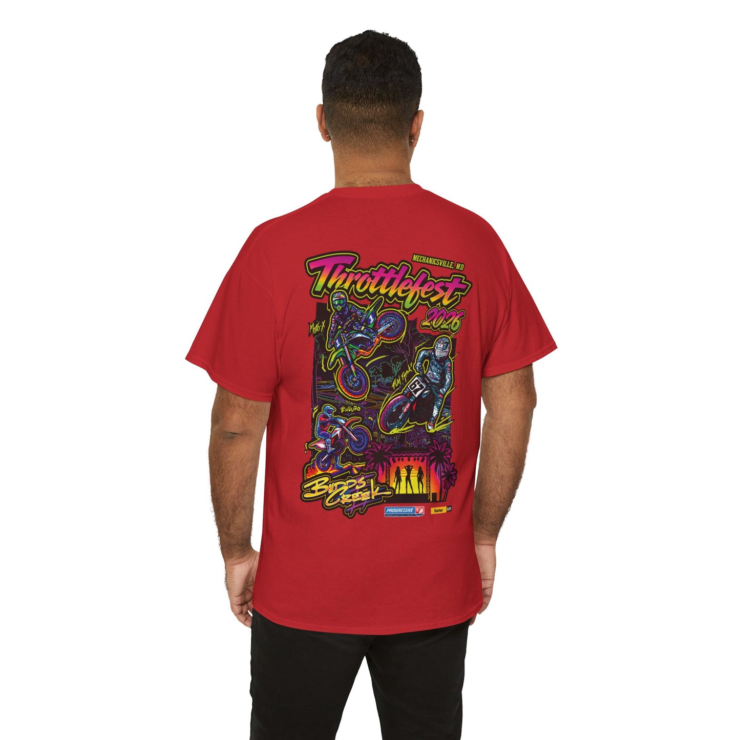 2026 Throttlefest Budds Creek T-Shirt (Various Colors) Ver 1
