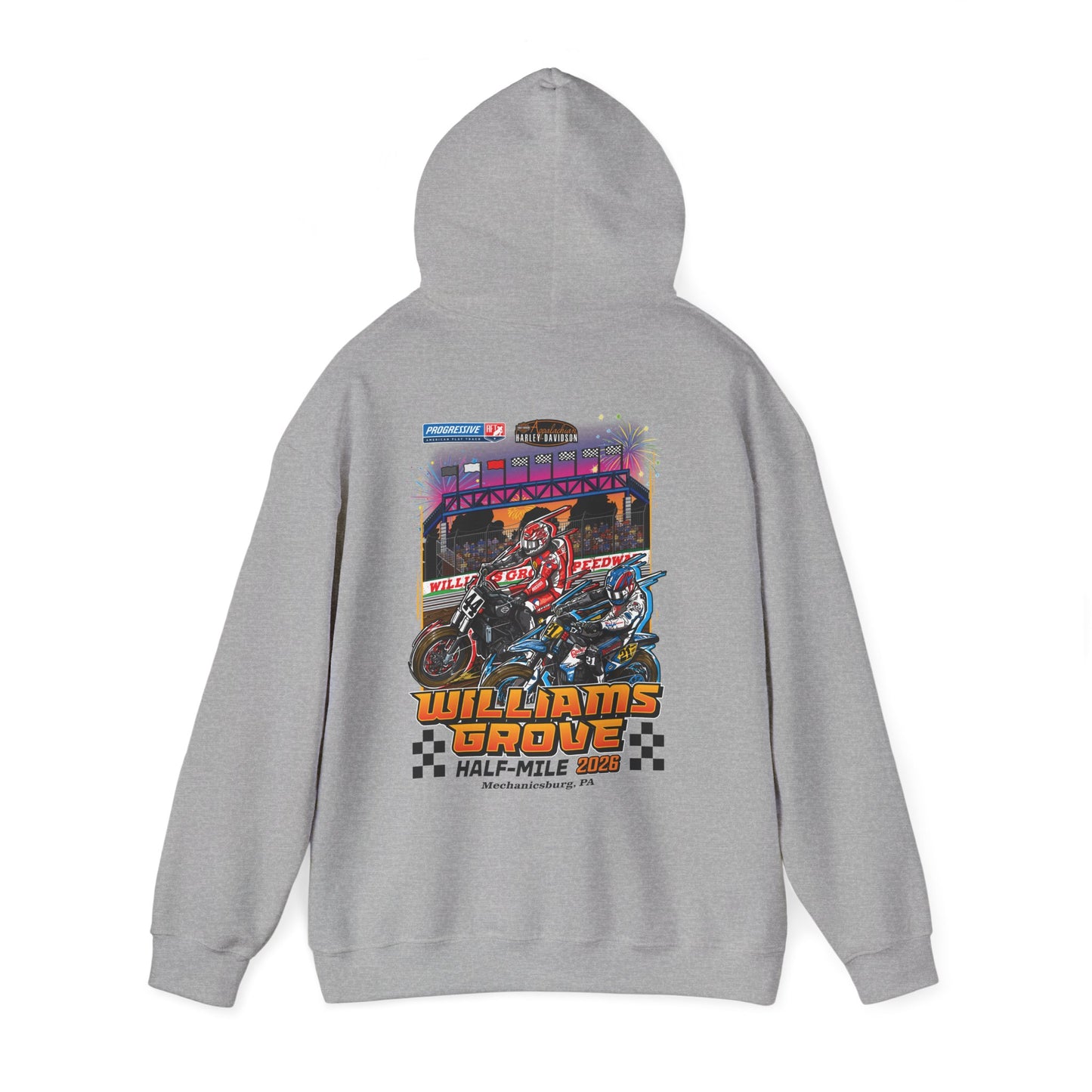 2026 Williams Grove Half-Mile Pullover Hoodie (Various Colors)