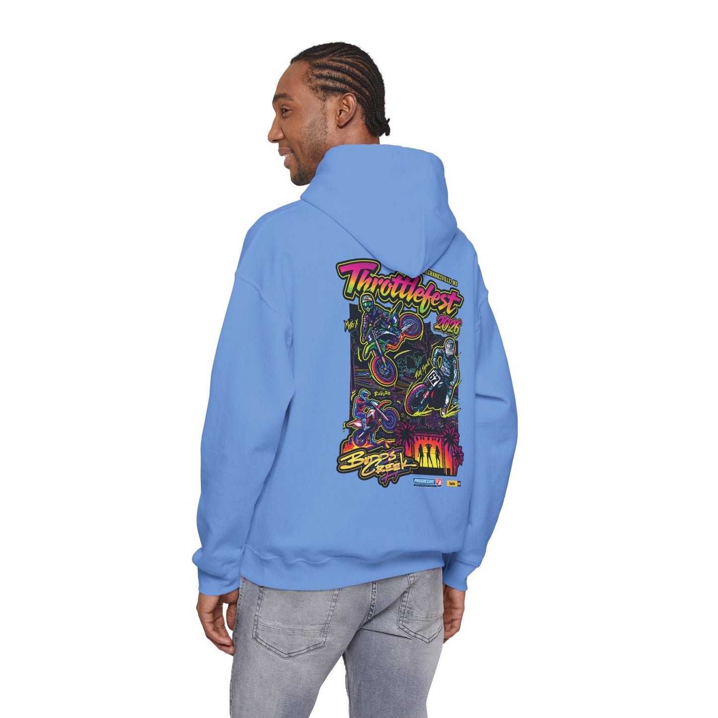 2026 ThrottleFest Budds Creek Pullover Hoodie (Various Colors) Ver 1