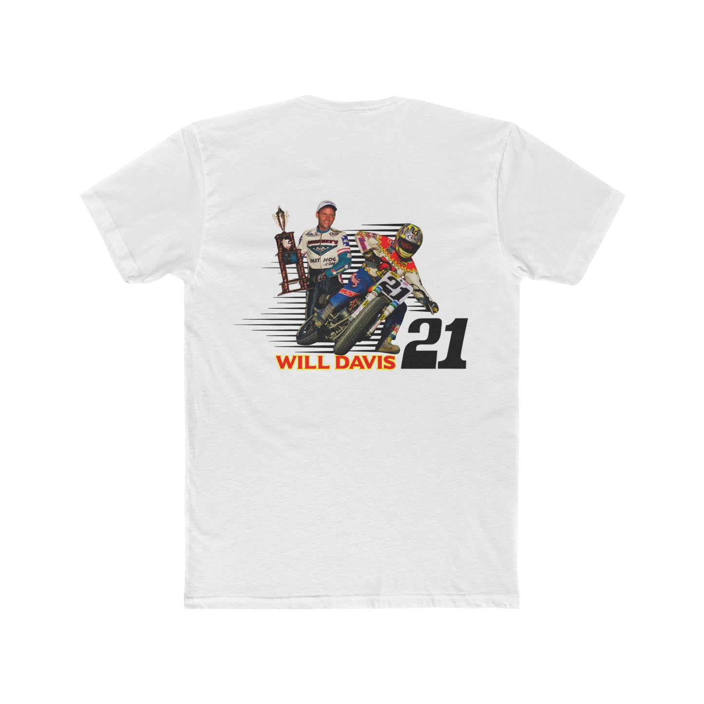 Will Davis Flat Track Legend Short Sleeve T-Shirt (Various Colors)
