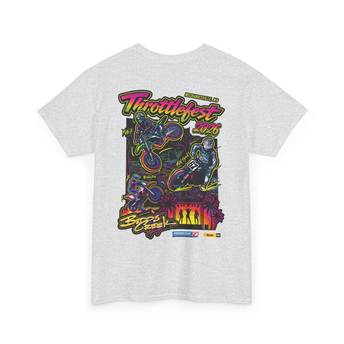 2026 Throttlefest Budds Creek T-Shirt (Various Colors) Ver 1