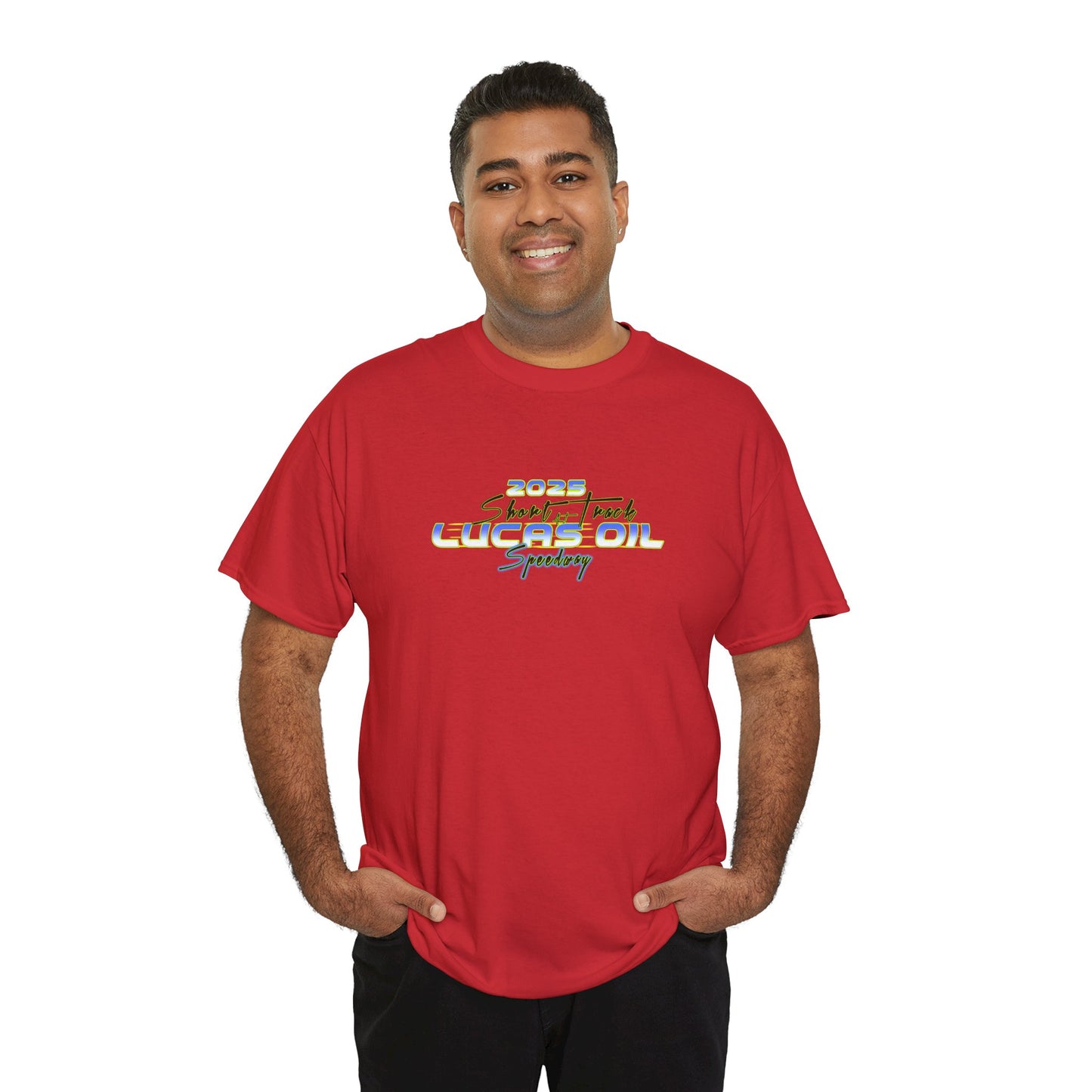 2025 Short Track at Lucas Oil Speedway T-Shirt (Various Colors)