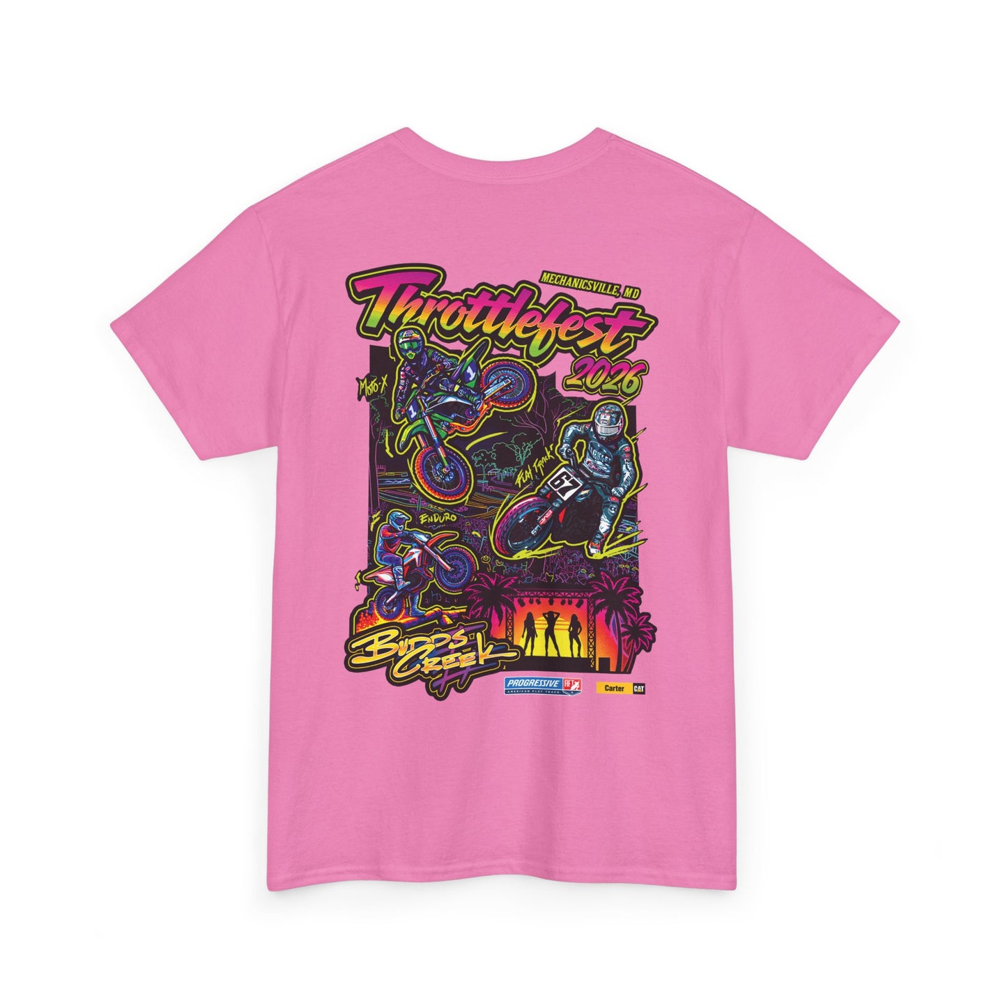 2026 Throttlefest Budds Creek T-Shirt (Various Colors) Ver 1