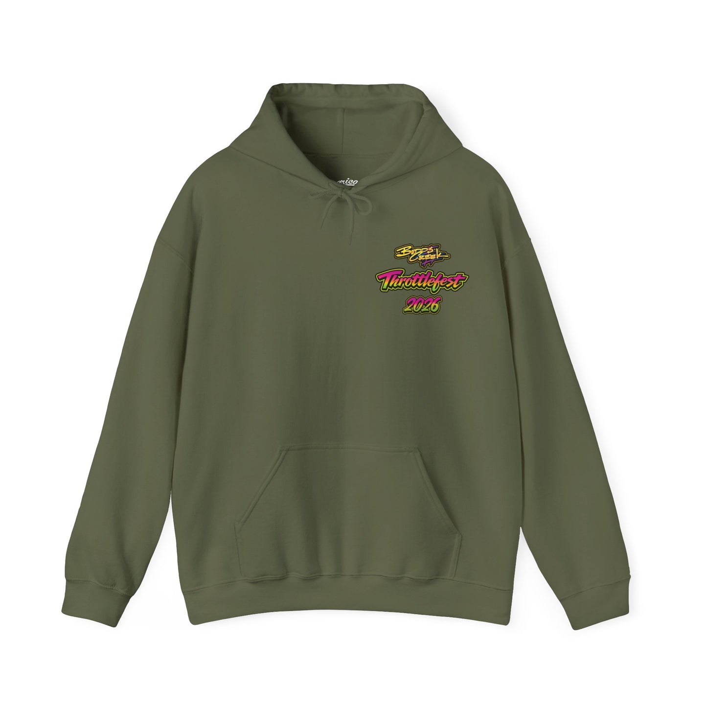 2026 ThrottleFest Budds Creek Pullover Hoodie (Various Colors) Ver 1