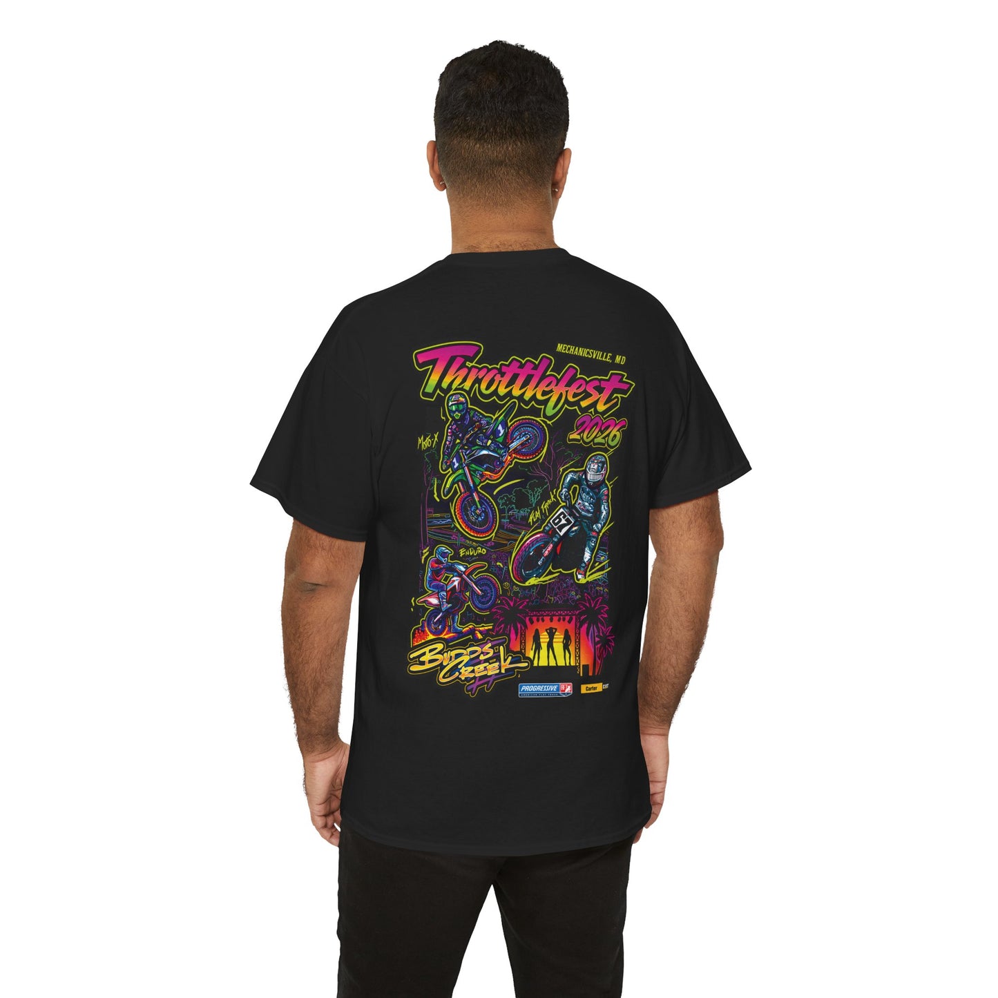2026 Throttlefest Budds Creek T-Shirt (Various Colors) Ver 1